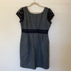 J.Crew Gray Knee-length Dress - Size 10
